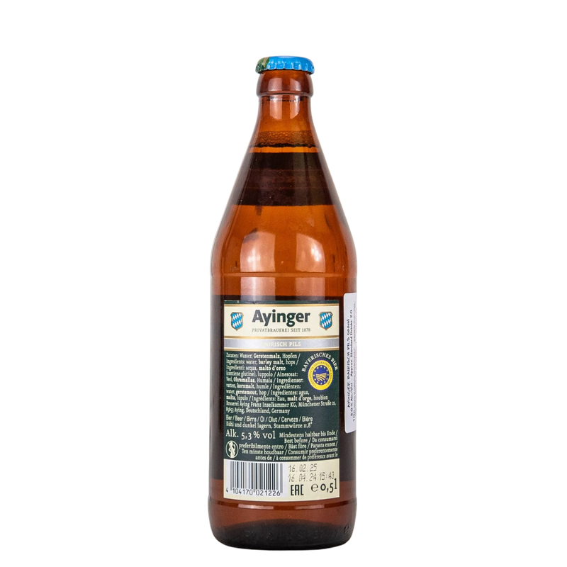 Ayinger Bairisch Pils - 500mL BBD: 02-02-2026