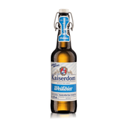Kaiserdom Weissbier 500ml swingtop bottle on a white background