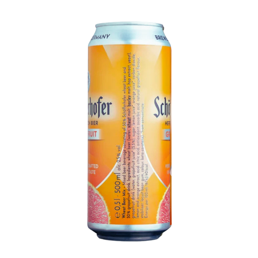 Schofferhofer Grapefruit Wheat beer Mix 500ml Can Side