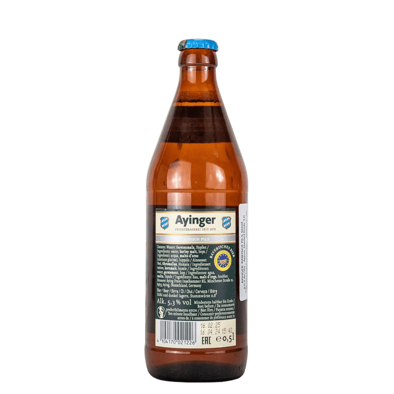 Ayinger Bairisch Pils - 500mL - AYIPILS500 - German Liquor Specialties
