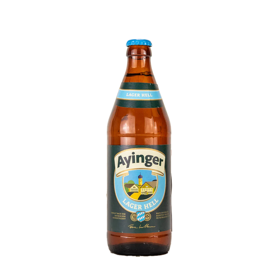 Ayinger Lager Hell 500ml - AYIHELL - German Liquor Specialties