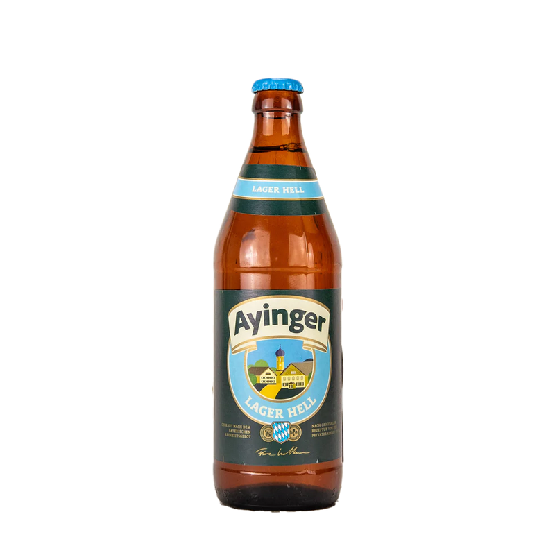Ayinger Lager Hell 500ml - AYIHELL - German Liquor Specialties