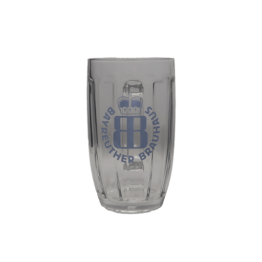 Bayreuther Brewhaus - 500ml Glass Stein - BAYHELLSTEIN500 - German Liquor Specialties