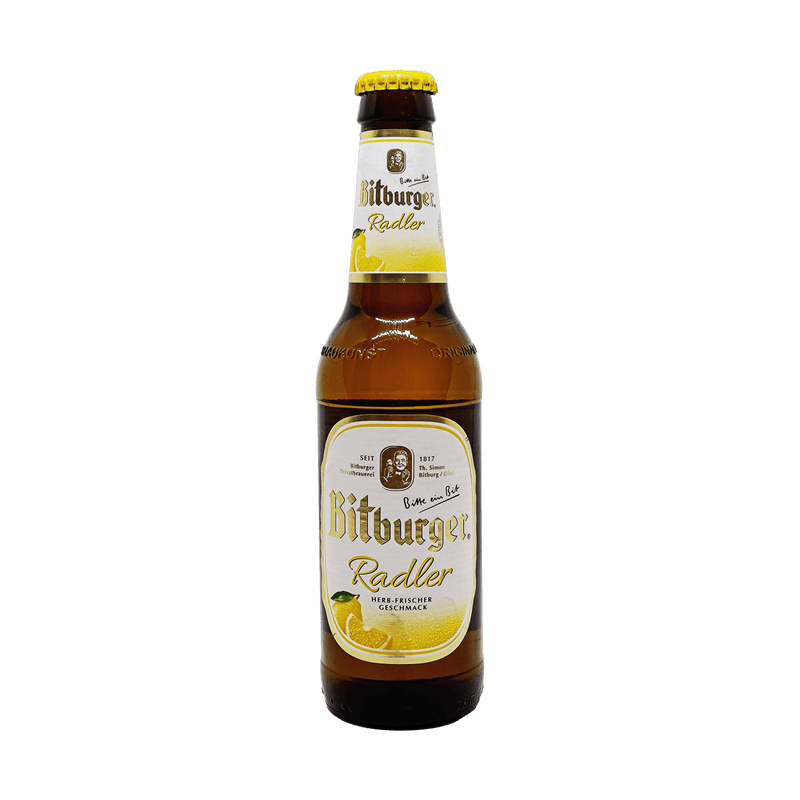 Bitburger Radler 330mL BBD: 26 - 04 - 26 - BITRAD - German Liquor Specialties