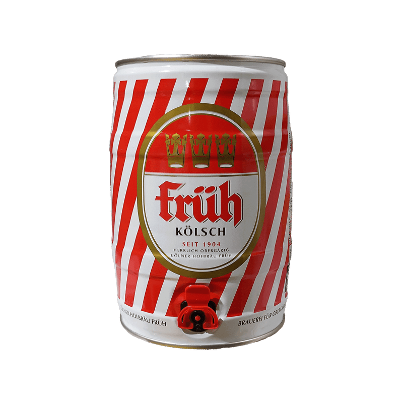 Fruh Kolsch 5L Mini Keg - FRUH5LK - German Liquor Specialties