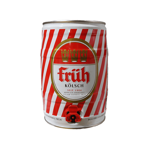 Fruh Kolsch 5L Mini Keg - FRUH5LK - German Liquor Specialties