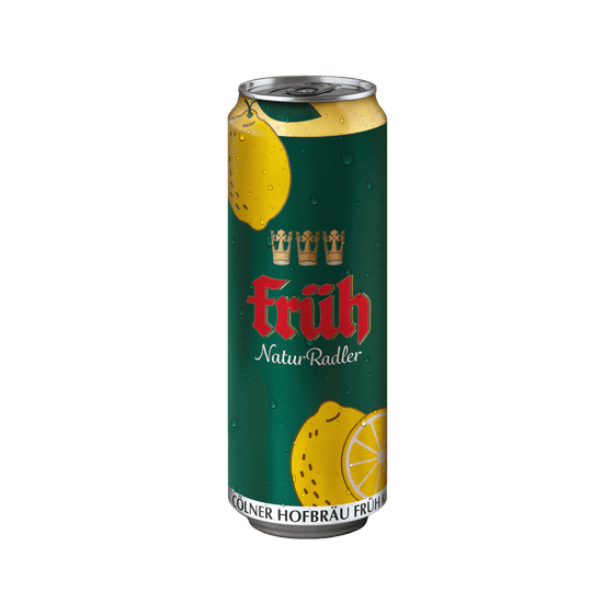 Fruh Natur Radler 500ml Can - FRUHRAD - German Liquor Specialties