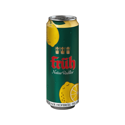 Fruh Natur Radler 500ml Can - FRUHRAD - German Liquor Specialties