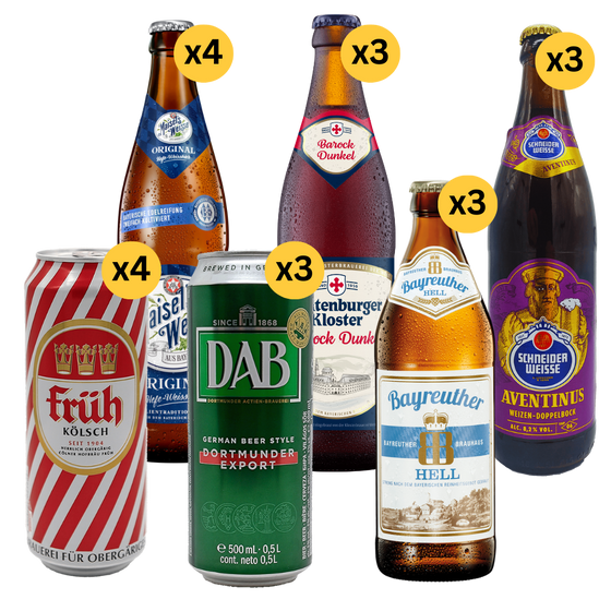 Mixed German Beer Styles 20 x 500ml - MXDSTYLE - German Liquor Specialties