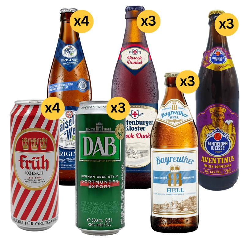 Mixed German Beer Styles 20 x 500ml - MXDSTYLE - German Liquor Specialties