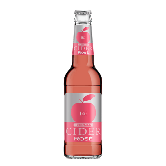 Possman Cider Rose - Apple and Blackcurrant Cider - POSSROSE - German Liquor Specialties