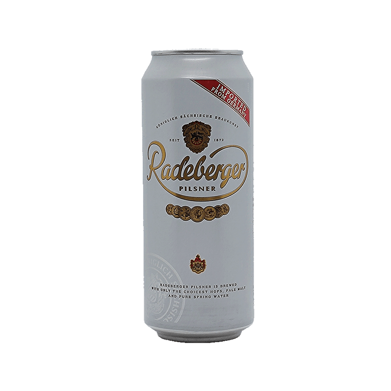 Radeberger Pilsner 500ml Can - RADPILS - German Liquor Specialties