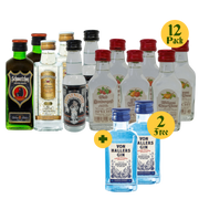 Schnapps Sample Pack 12 x Mini Bottles-1 - German Liquor Specialties