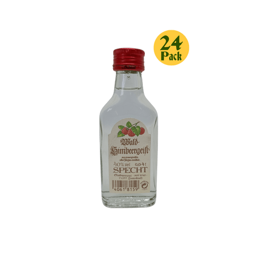 Specht - Wald Himbeergeist 40ml Bottle 24 Pack - MSPECWALDHIM - CTN - German Liquor Specialties