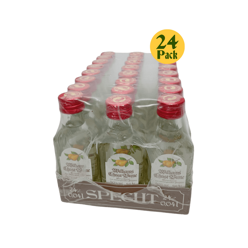 Specht - Williams Christ Birne - 40ml Bottle 24 Pack - MSPECWILBIR - CTN - German Liquor Specialties