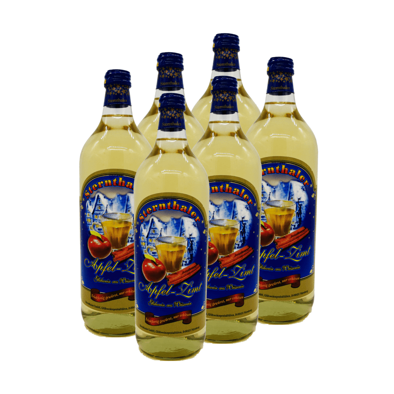 Sternthaler Apfel Zimt Gluhwein - GLUHAPFEL - 6pk - German Liquor Specialties