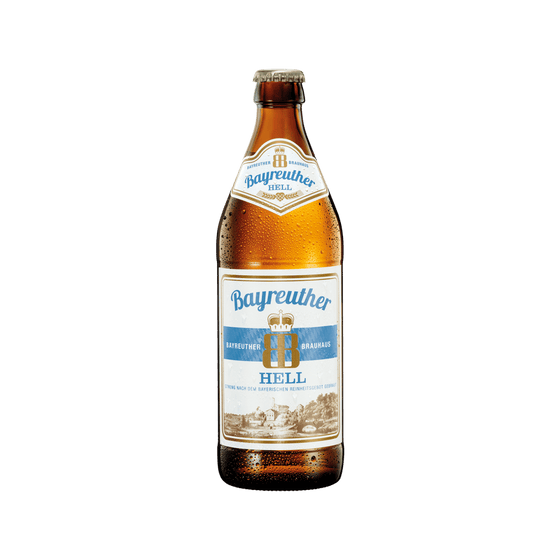 Bayreuther Hell Lager 500ml - BAYHELL - German Liquor Specialties