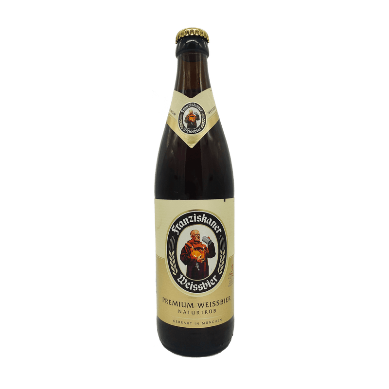 Franziskaner Weissbier Naturtrub 500ml - FRANNAT - German Liquor Specialties